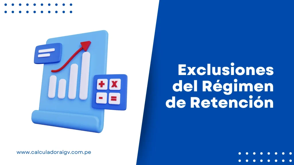 Régimen de Retención del IGV