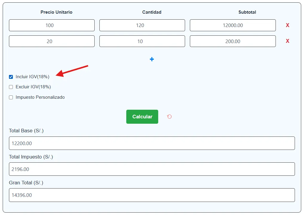 ¿Cómo calcular el igv en una factura?