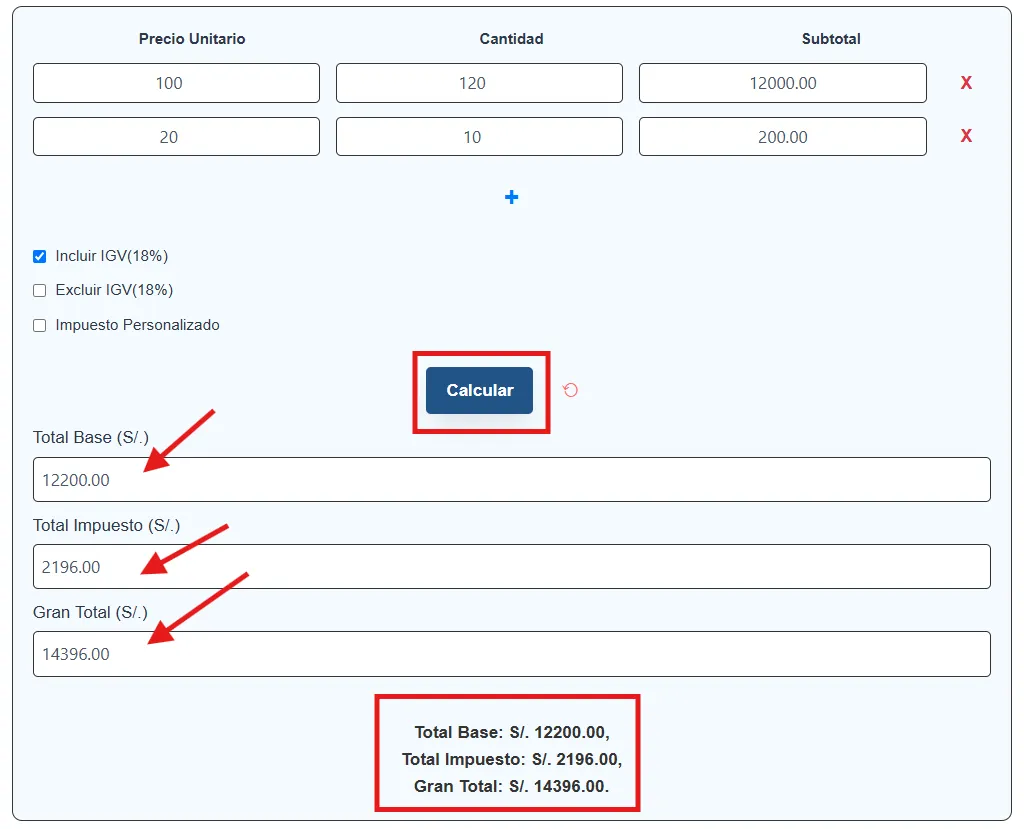 ¿Cómo calcular el igv en una factura?